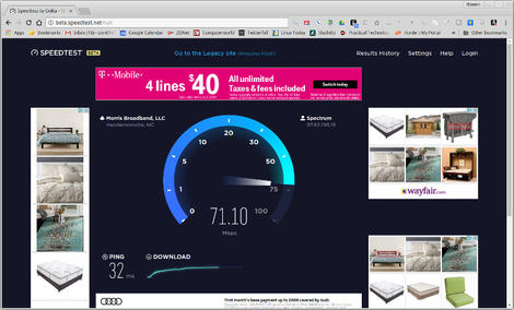 Come misurare il ping Ookla Speedtest